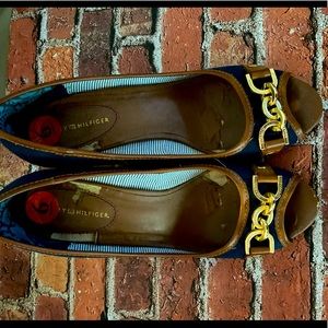Tommy Hilfiger wedge heels, size 6